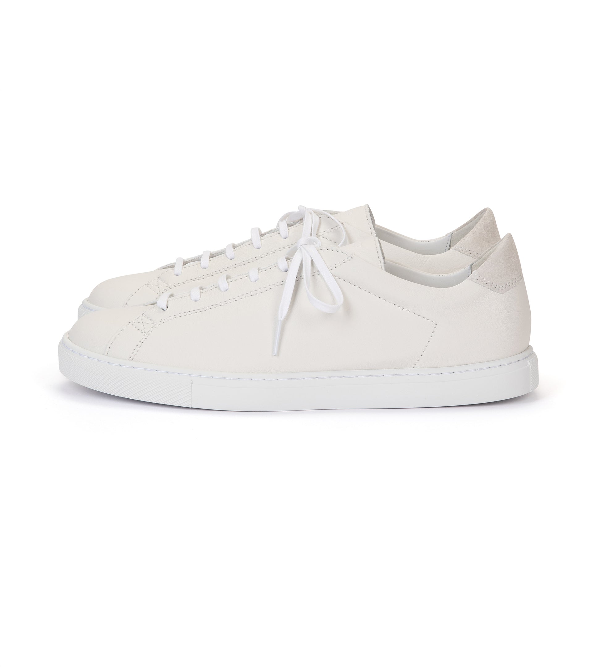 CQP Racquet Leather Sneaker: White