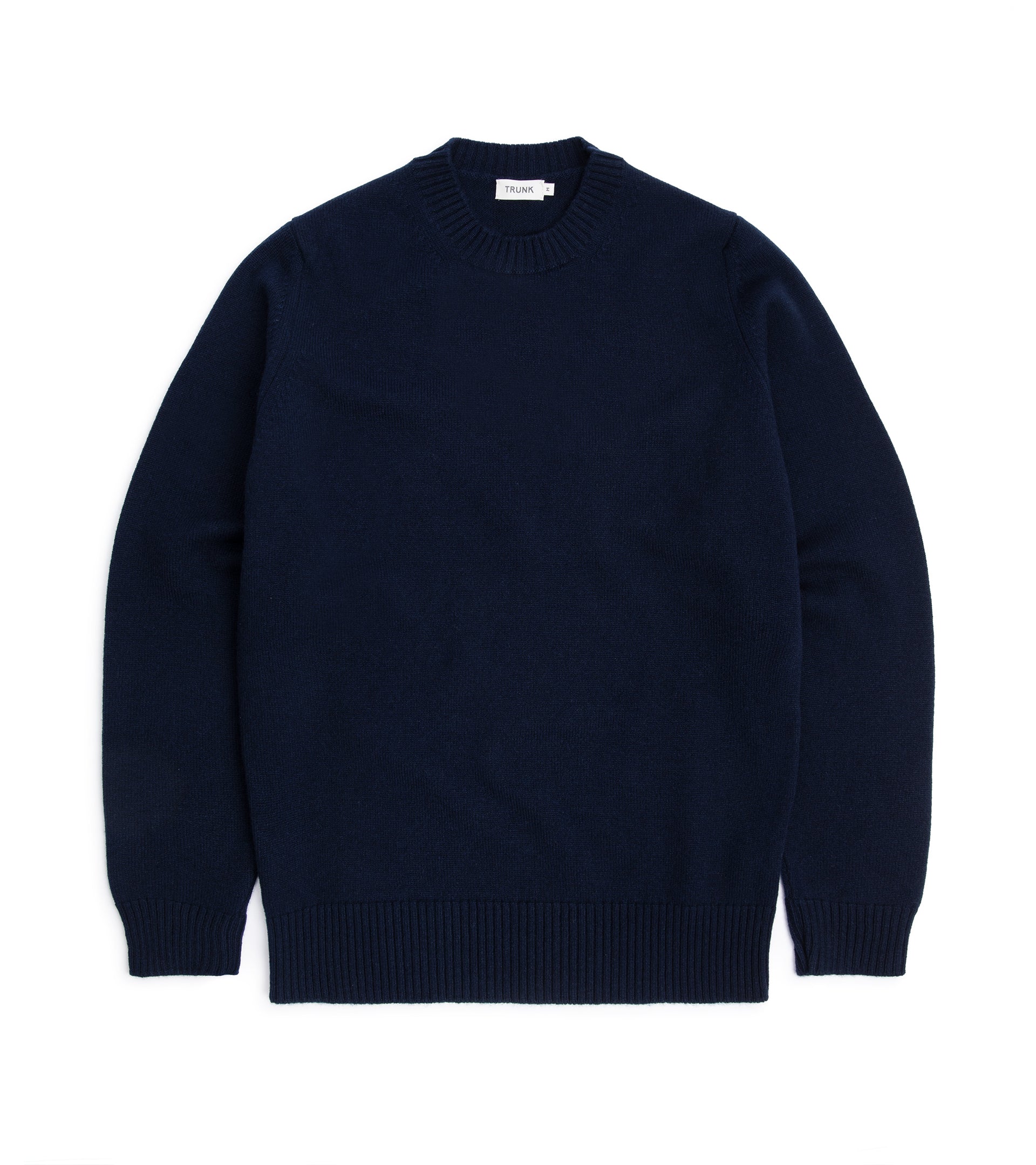 Trunk Dover Cashmere Crew Neck Sweater: Navy