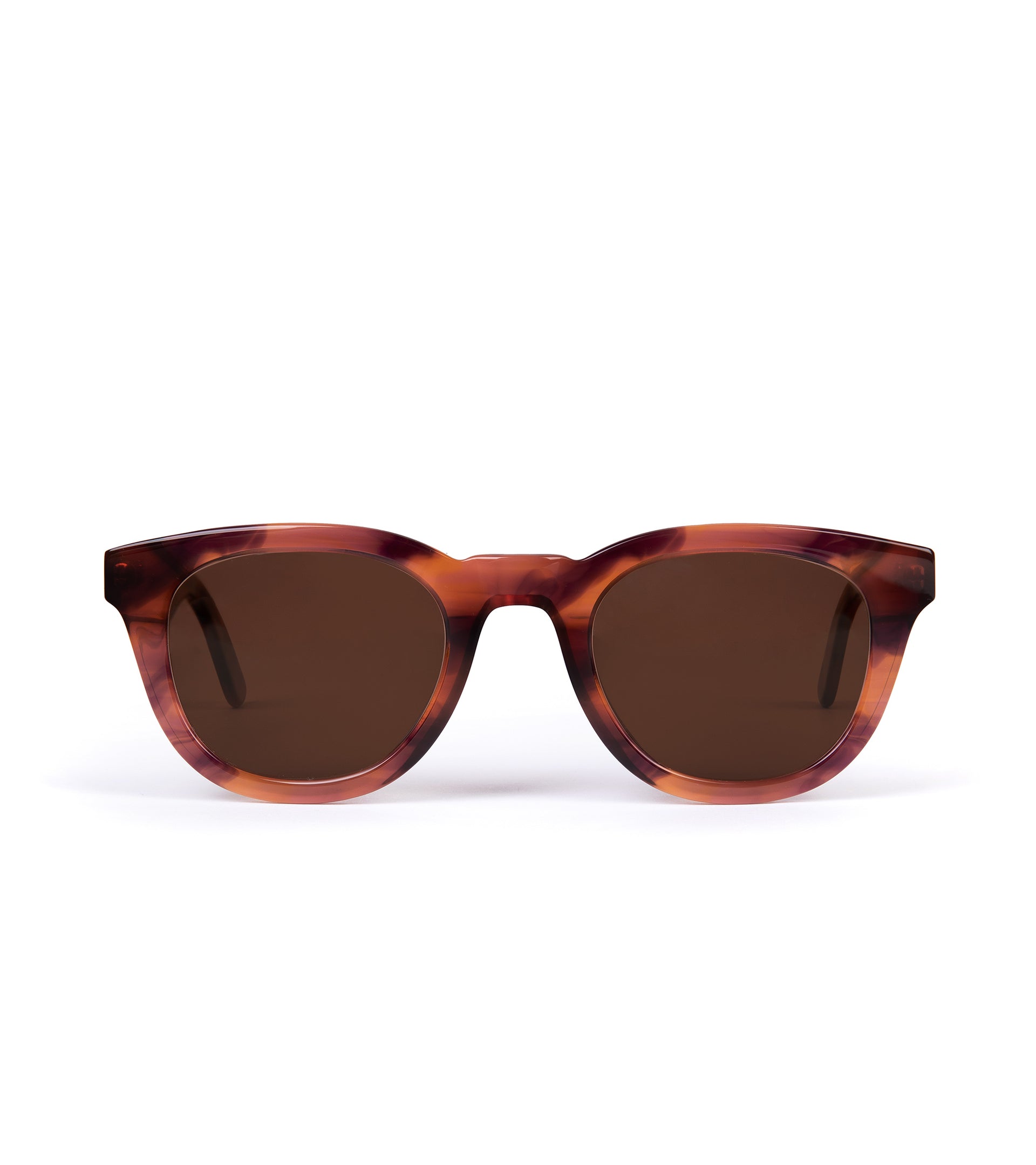 A Kind of Guise Acapulco Acetate Sunglasses: Firestone/Brown