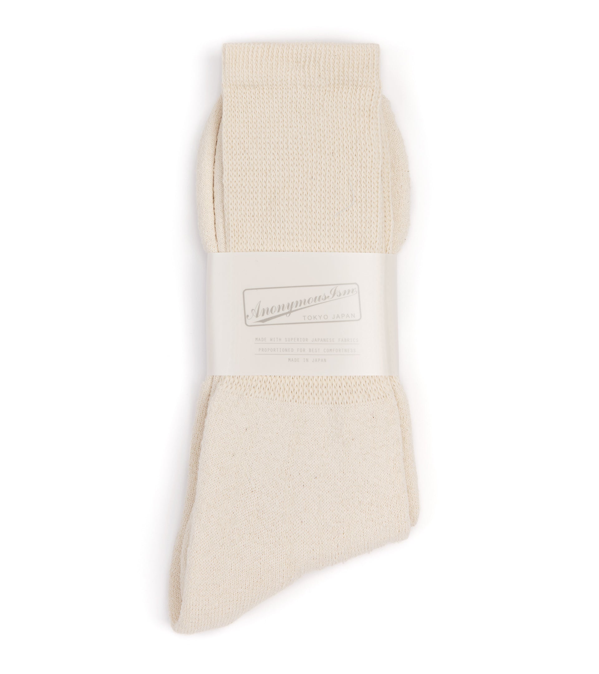 Anonymous Ism OC Supersoft Crew Socks: Natural