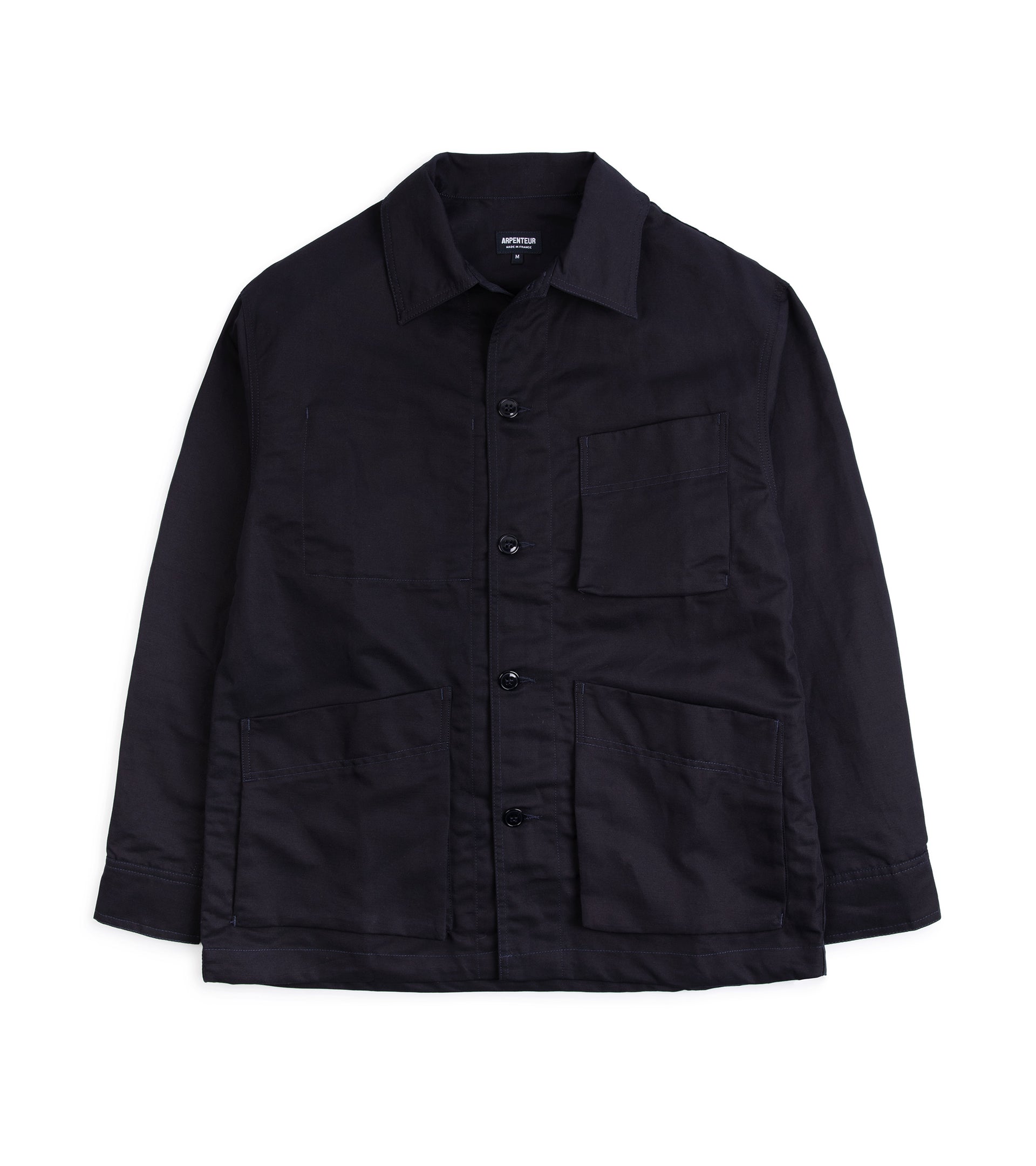 Arpenteur Cotton Linen ADN Jacket: Midnight