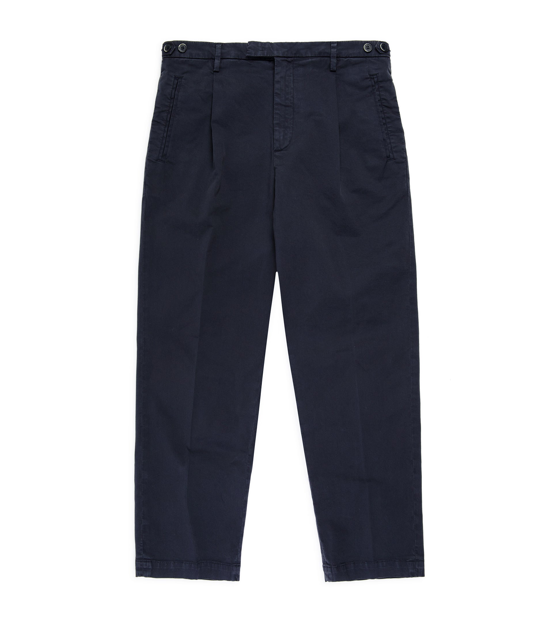 Barena Masco Stino Cotton Trousers: Navy