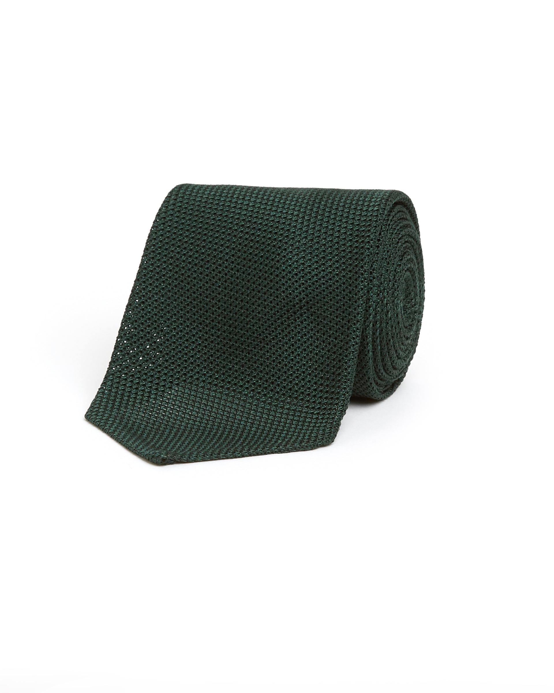 Bigi Fine Silk Grenadine Tie: Green