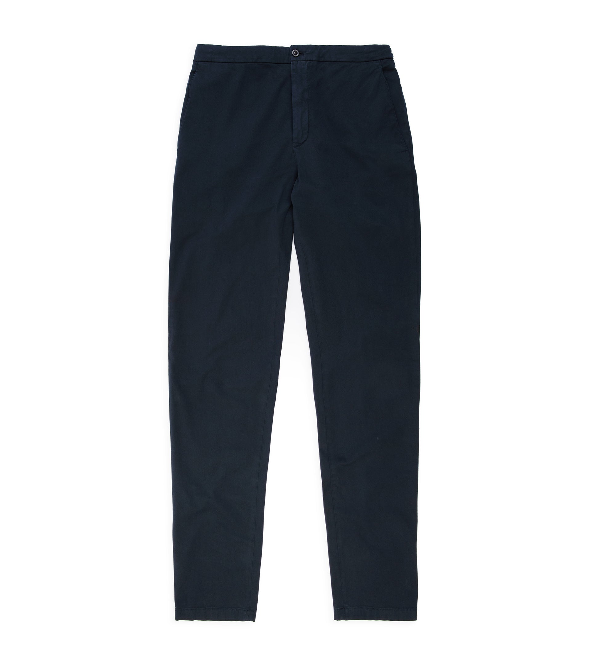 Boglioli Cotton Twill Suit Trousers: Navy