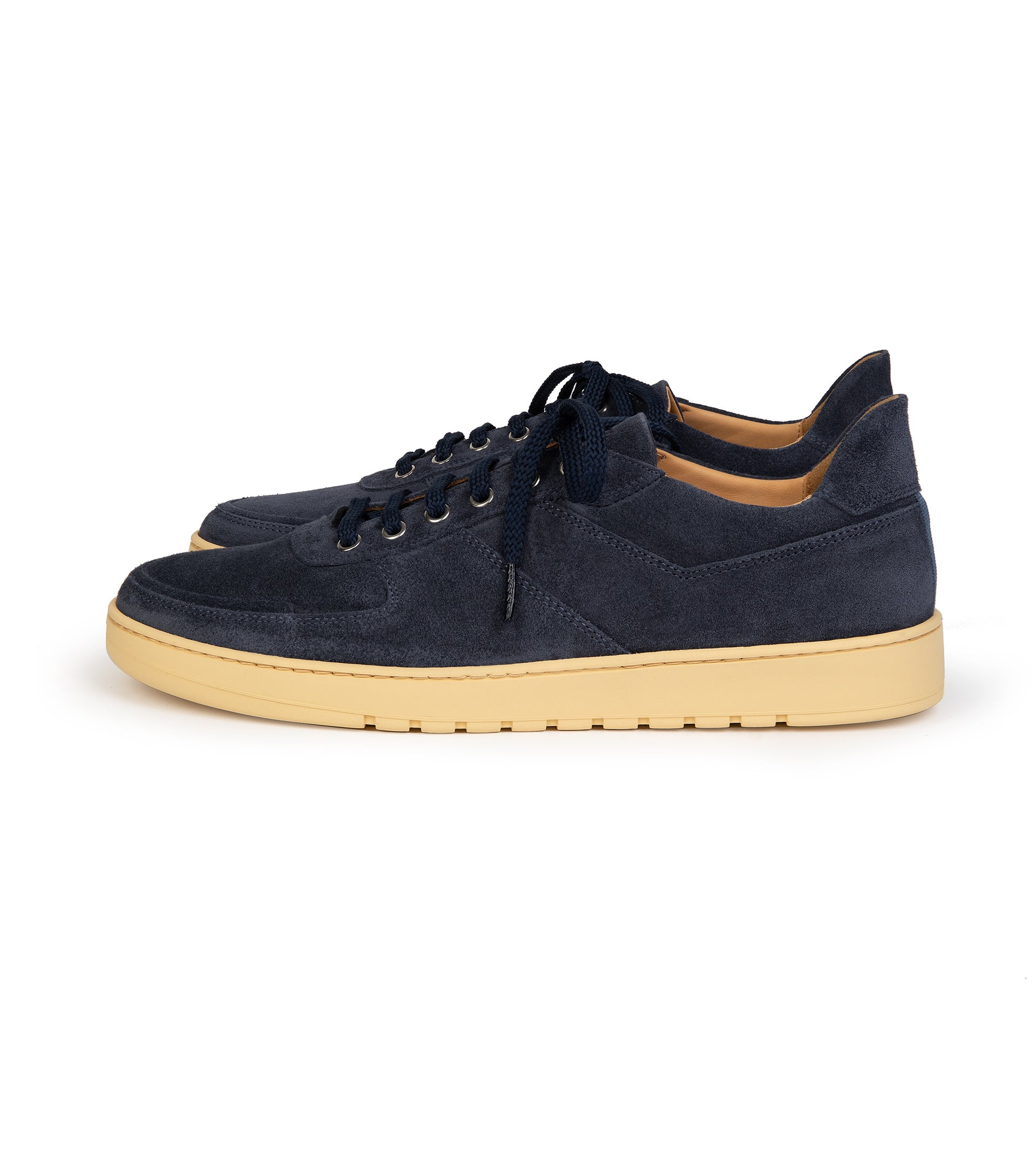 CQP Center Suede Sneaker: Washed Navy