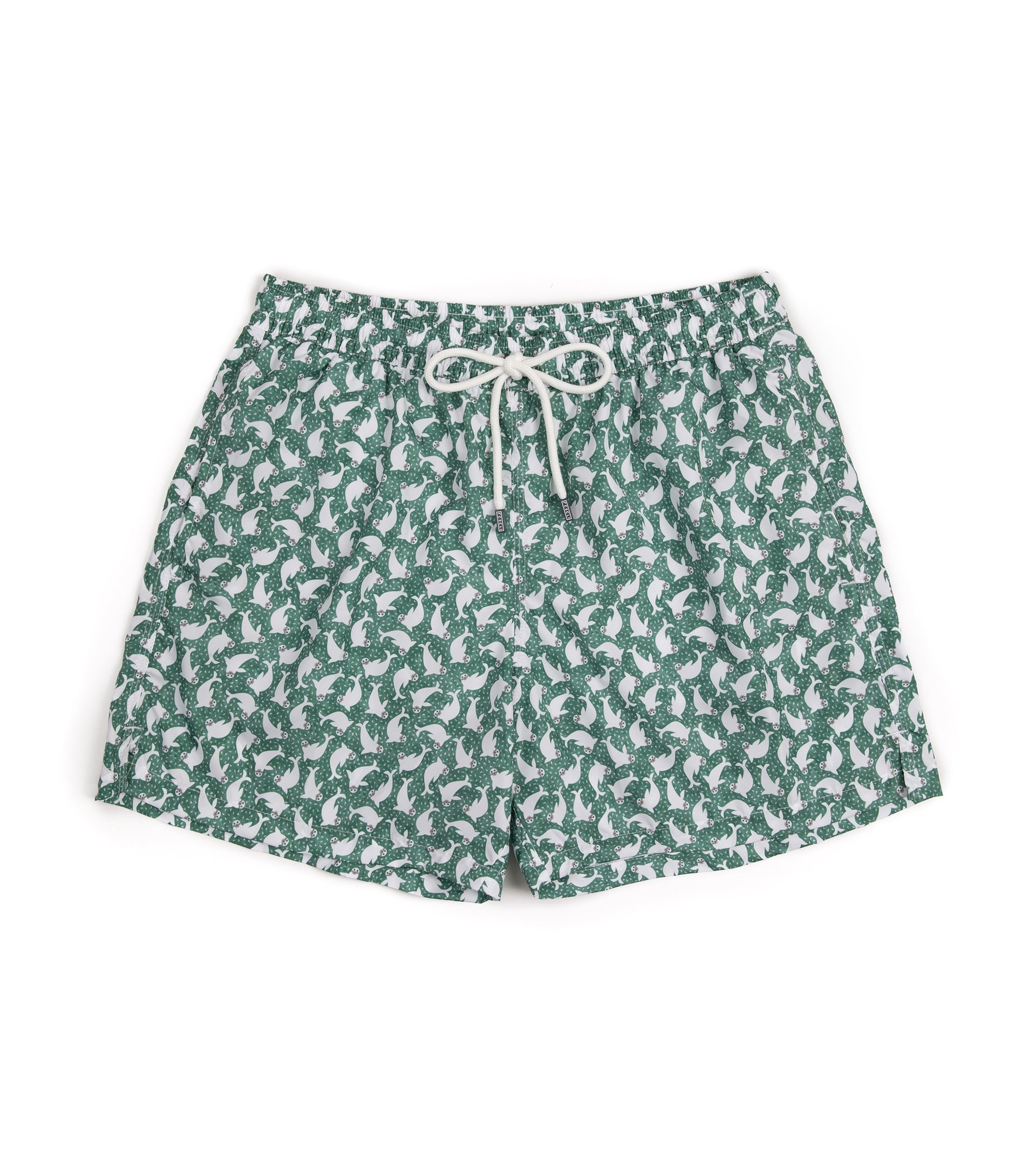 Fedeli Seal Swimming Trunks: Green