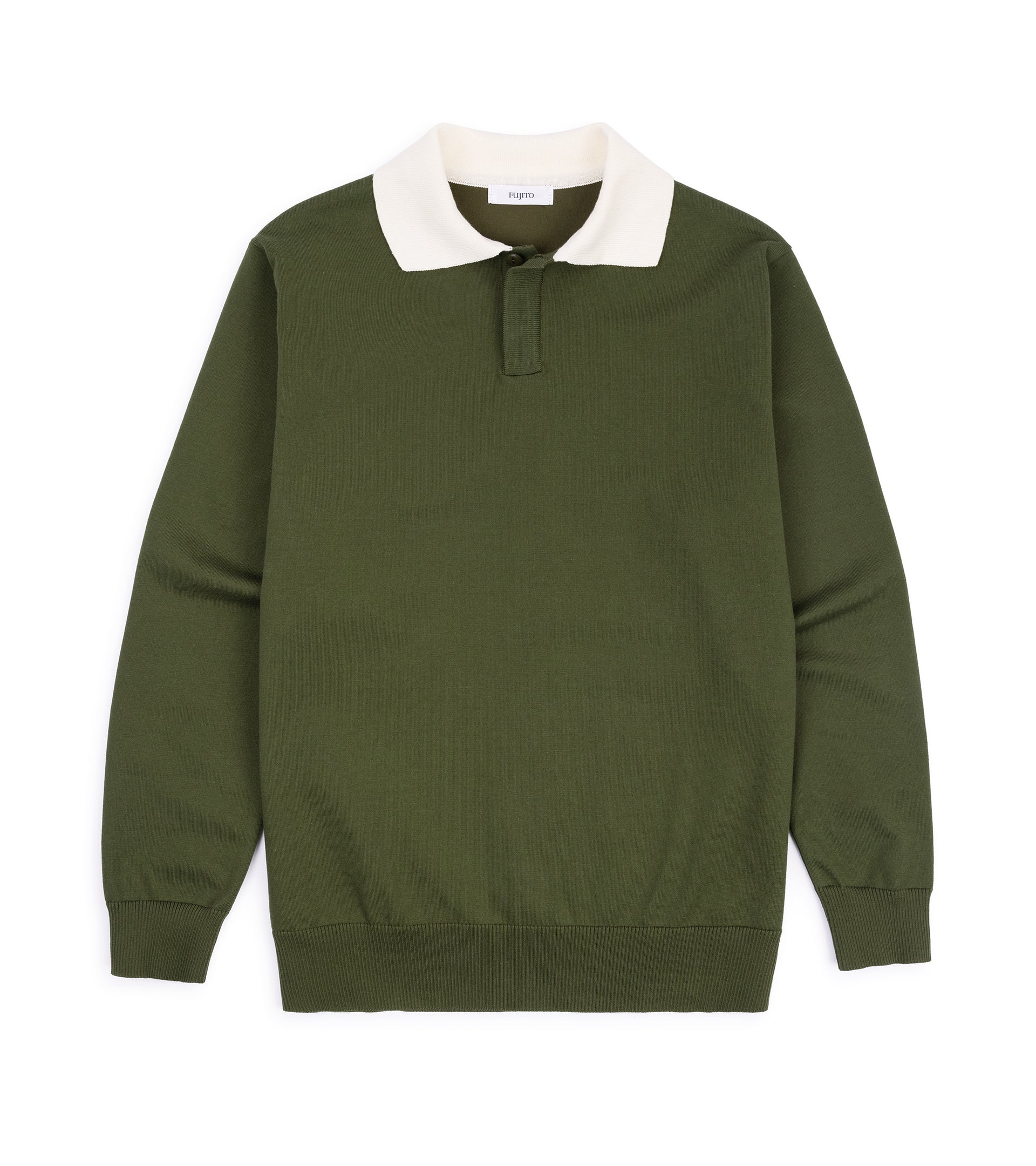 Fujito for Trunk David Rugger Sweater: Green