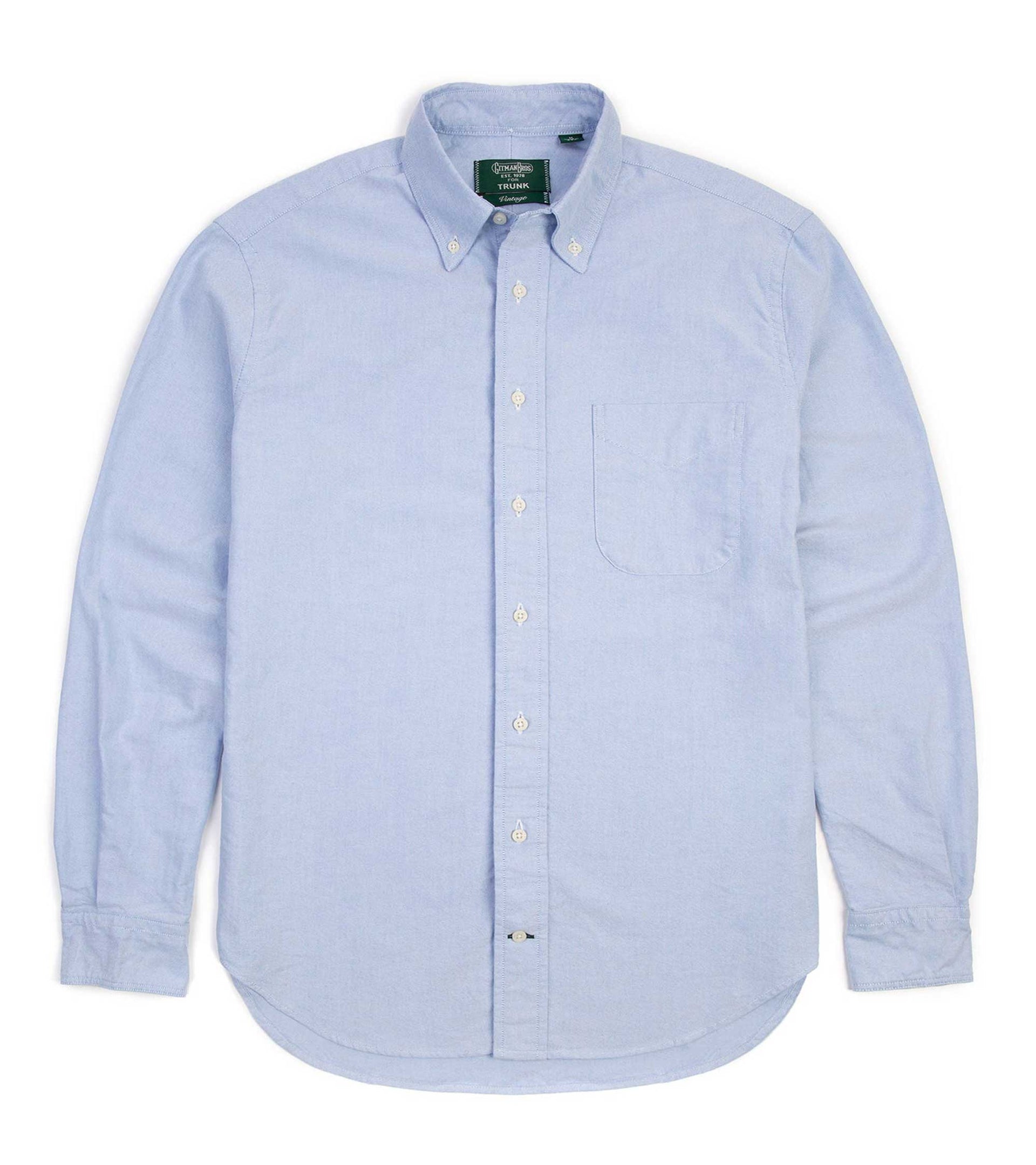 Gitman Vintage Oxford Shirt: Blue