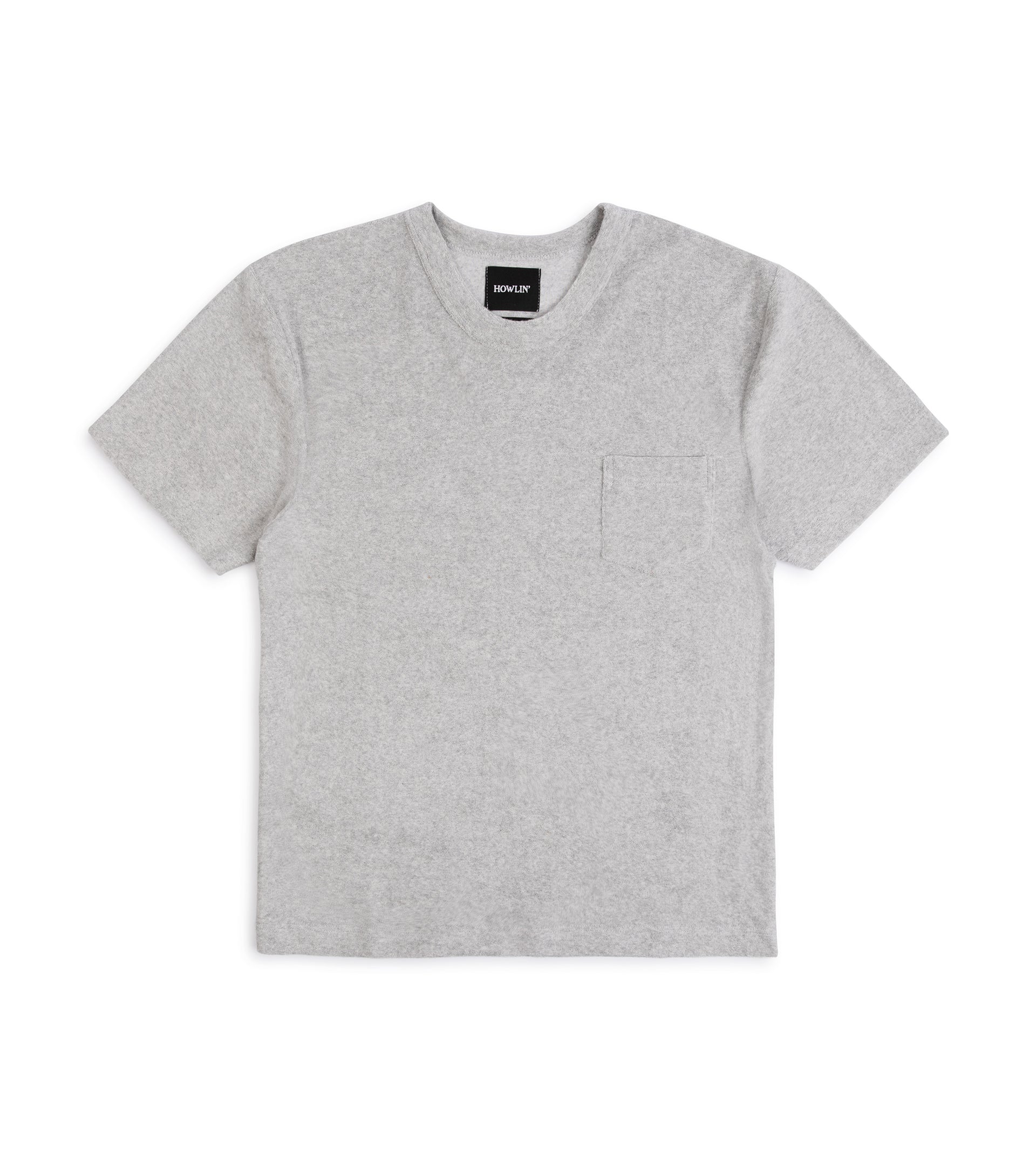 Howlin’ Fons Terry Towel T-Shirt: Grey