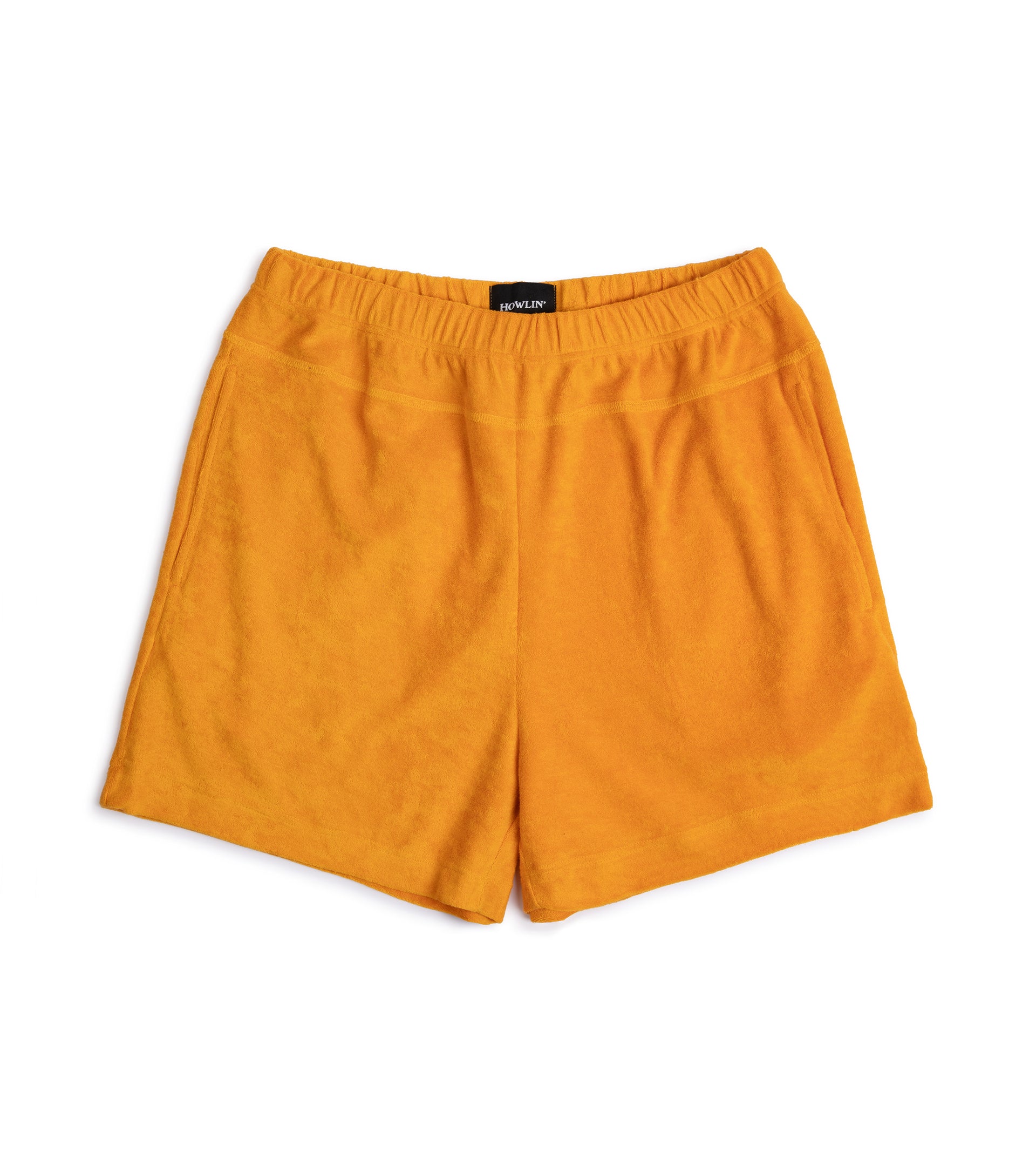 Howlin’ Terry Towel Shorts: Yellow Gold