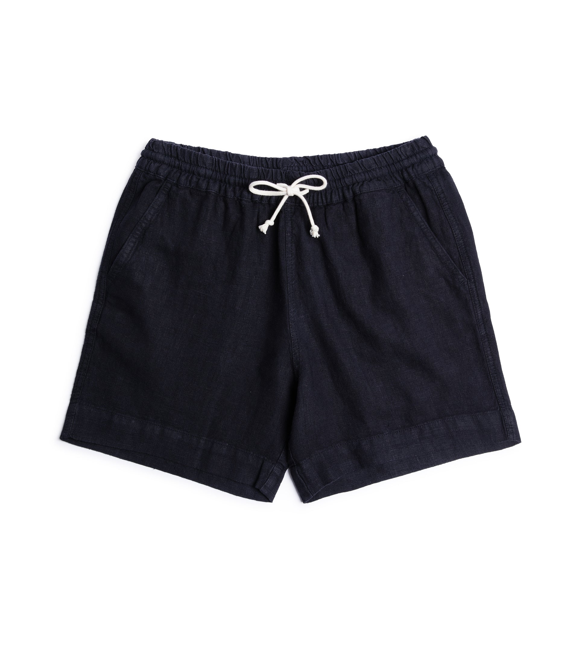 La Paz Pestena Linen Shorts: Dark Navy