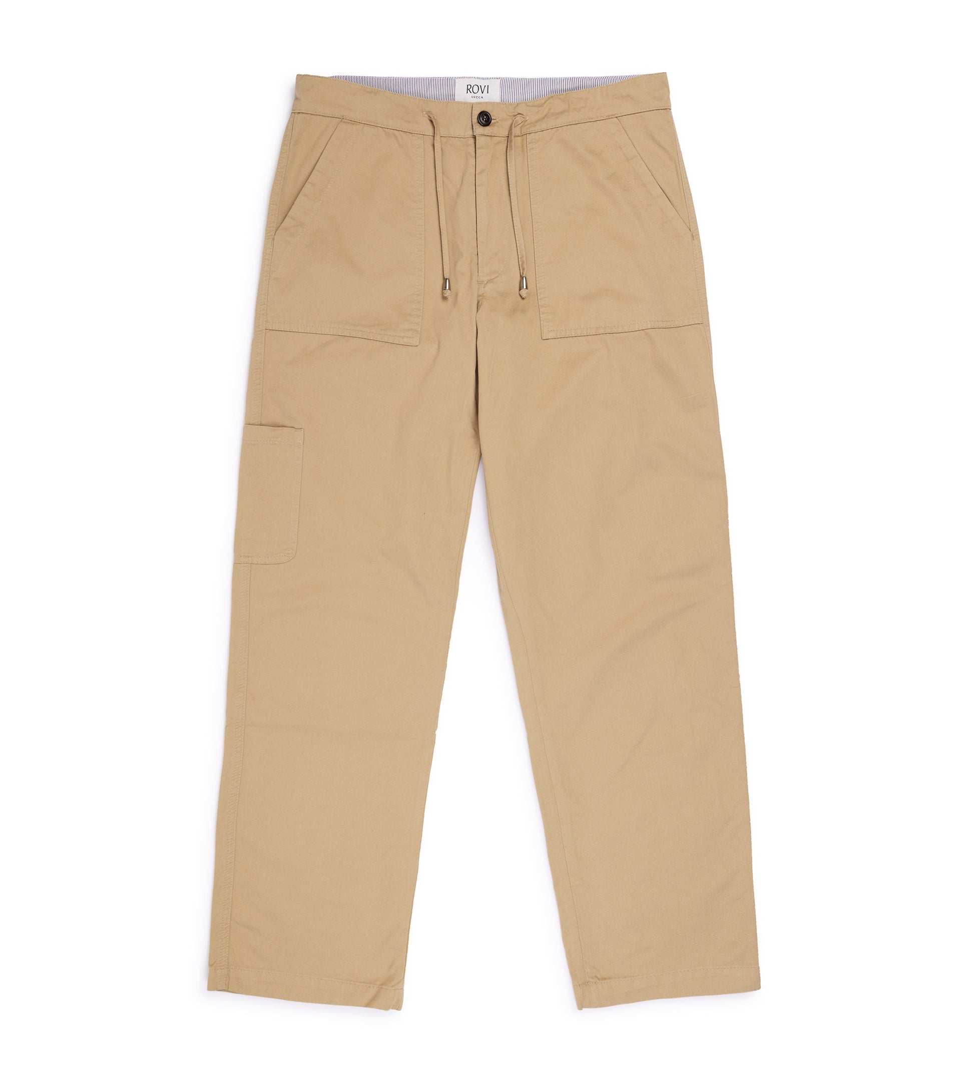 Rovi Lucca Cotton Drill Garden Pants: Beige