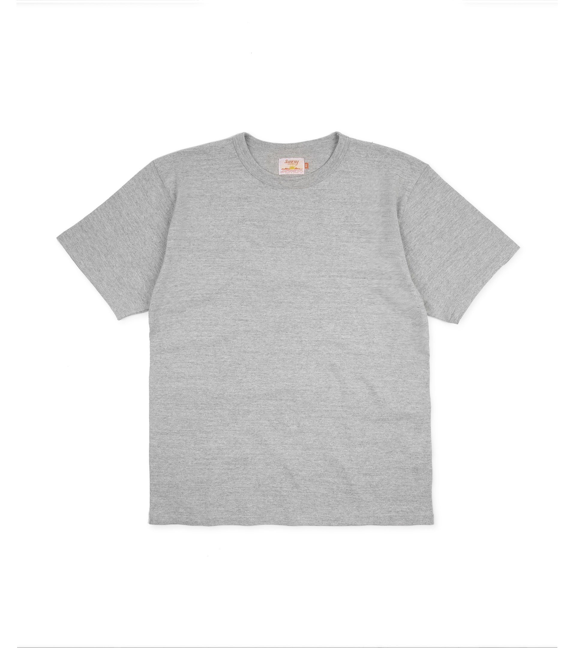 Sunray Sportswear Olawalu Short Sleeve Cotton T-Shirt: Grey Marl