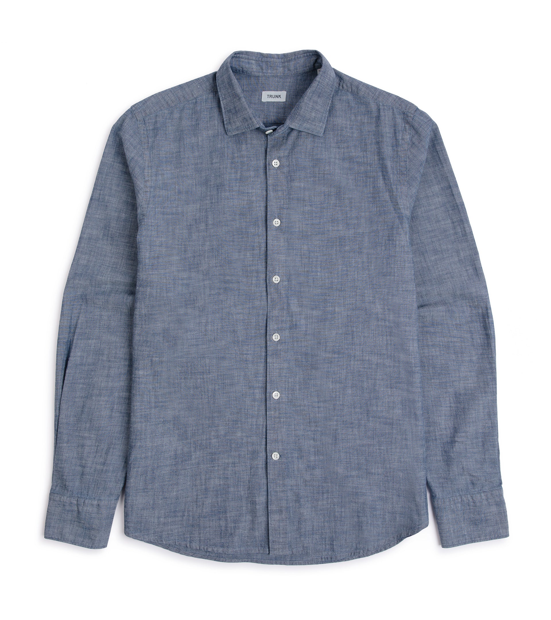 Trunk Austin Japanese Chambray Shirt: Dark Blue