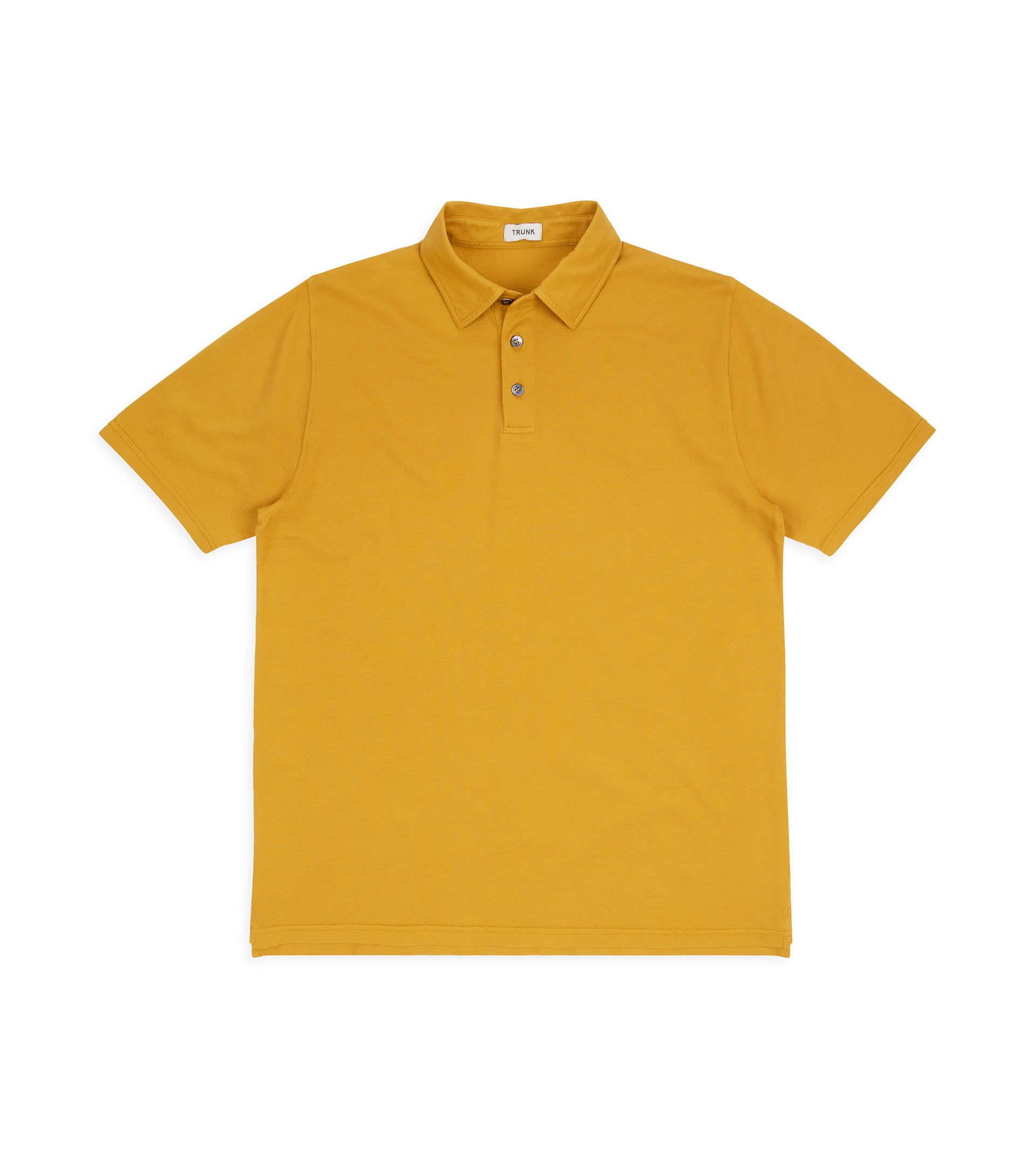 Trunk Moxon Short Sleeve Polo Shirt: Golden Yellow