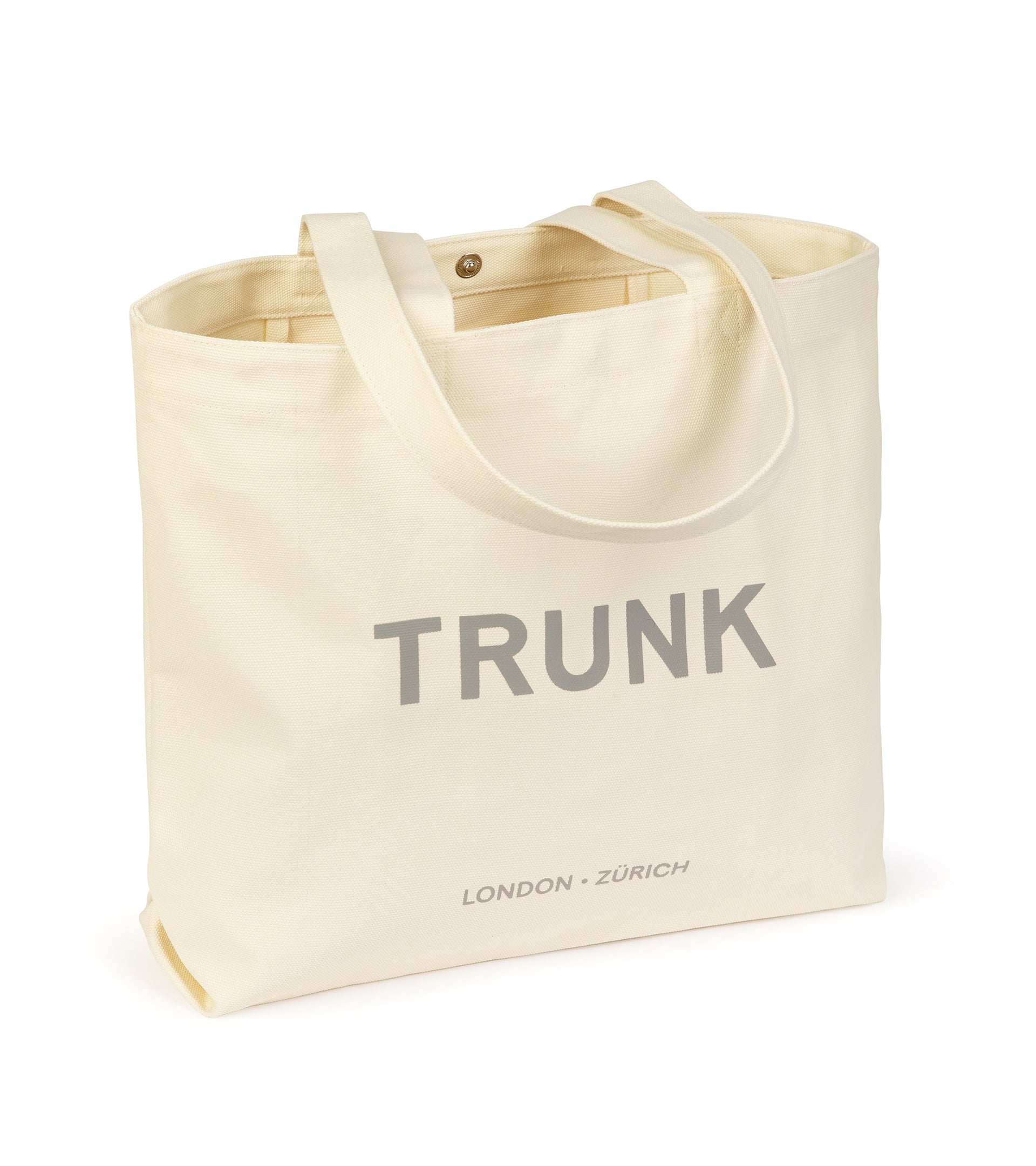 Trunk Cotton Canvas Shopper: Off White