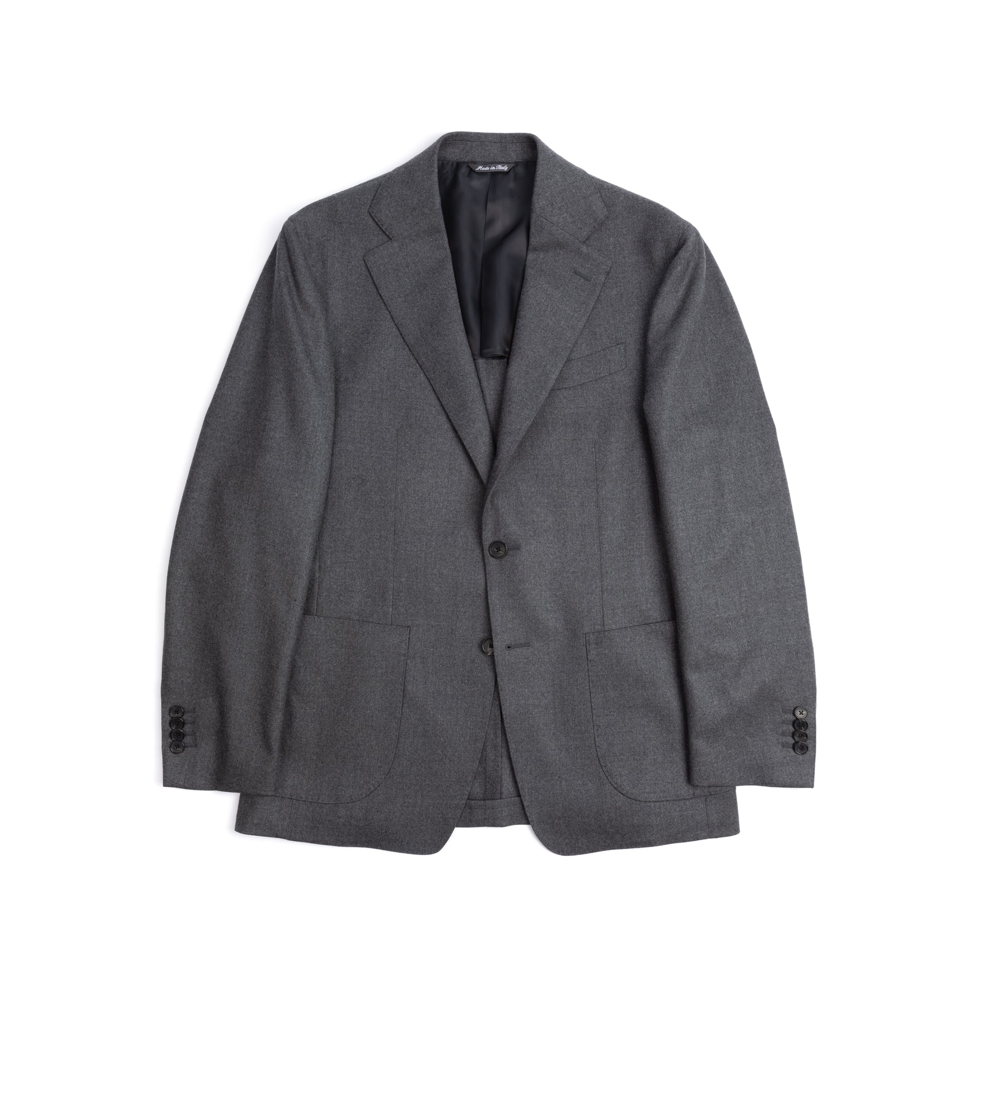 Trunk Wigmore Wool Flannel Suit: Dark Grey