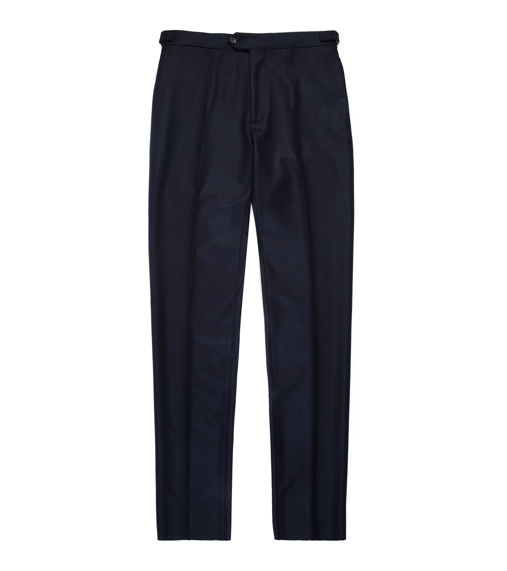 Trunk Wigmore Wool Flannel Suit Trousers: Navy